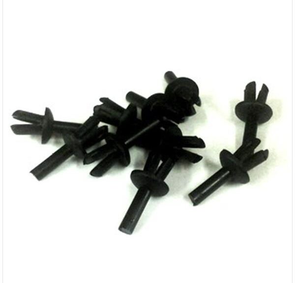 Tiknagel Kunststof Zwart 6.0mm 10stuks - Bollard