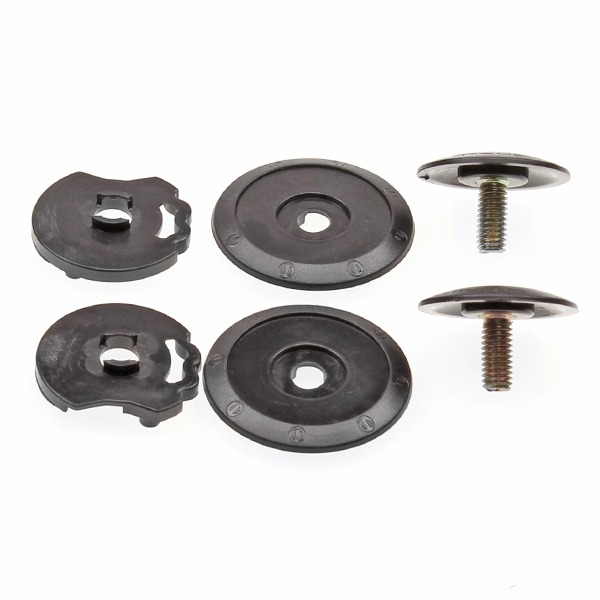 Montage-SET Vizier V-15 Street S/Zyclo Zwart - MT Helmets