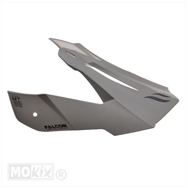 Helm Klep Falcon Karson MAT Zwart/Grijs - MT Helmets