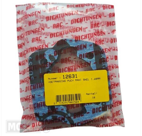Gasket Foot Puch Maxi 1.0mm Tune BAC (10)