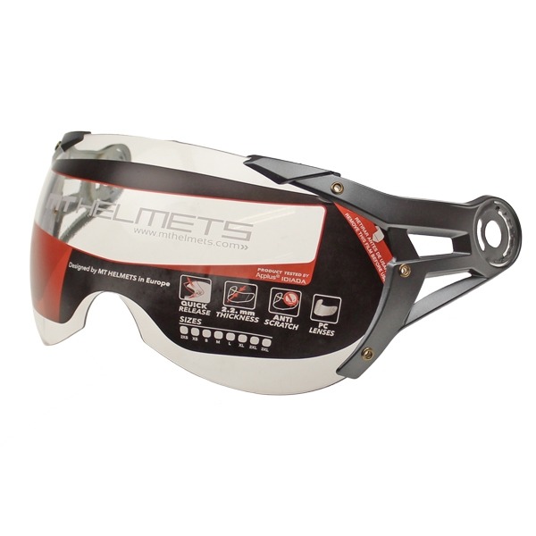 Vizier Soul Retro Zilver - MT Helmets
