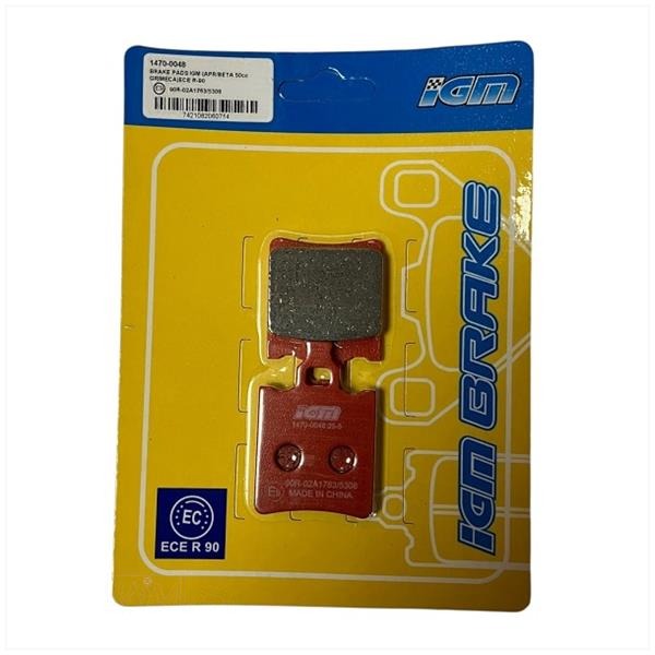 Remblokset IGM (APR/Beta 50cc Grimeca) ECE R-90