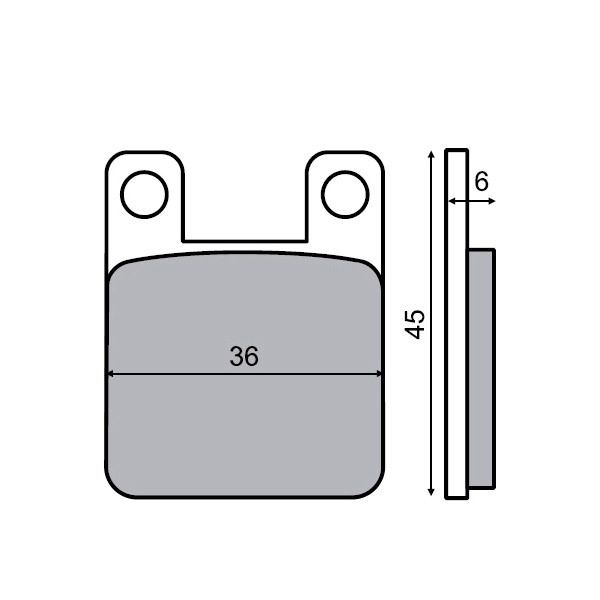 Remblokset IGM (Peugeot Zenith/Speedfight) AJP