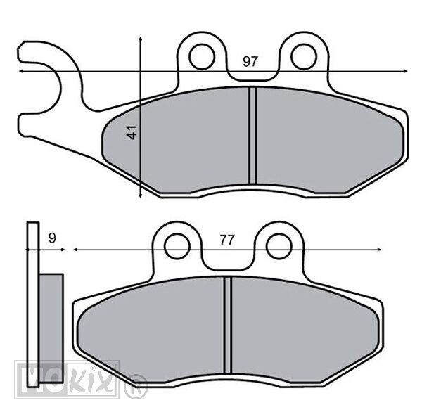 Remblokset IGM (Piaggio Runner) ECE R-90