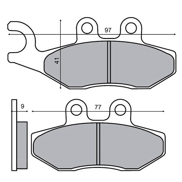 Remblokset IGM (Piaggio Runner) ECE R-90