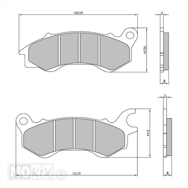 Remblokset IGM (Super Soco Cpx / VS1)