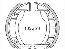 Remschoen-SET Tomos A35 NT 105mm IGM