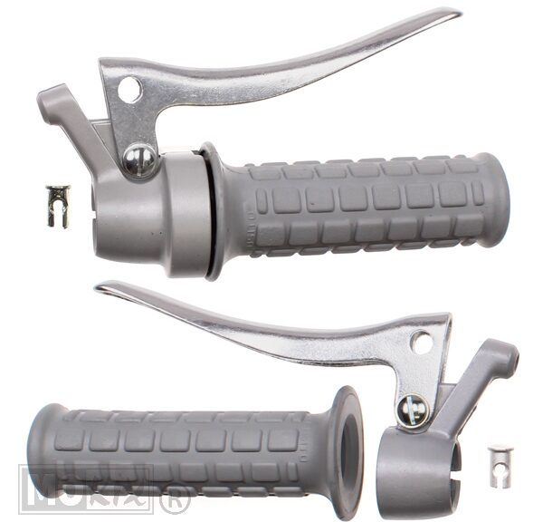 1641 HANDLE SET UNI CLASSIC COMPLEET GRIJS