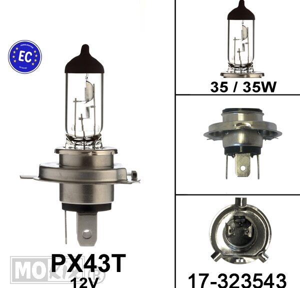 Lamp PX43T 12V 35/35W HS1 Flosser CE (1)