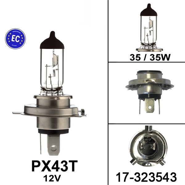 Lamp PX43T 12V 35/35W HS1 Flosser CE (1)