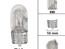 Lamp T10  12V  5W Flosser (10)