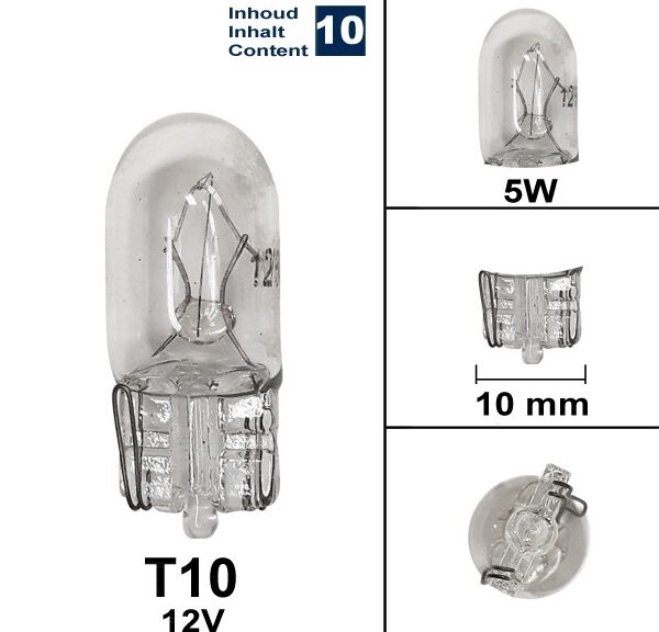 Lampe T10 12V 5W Flosser (10)