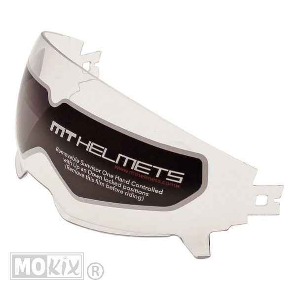 Vizier Streetfighter/District Blank - MT Helmets