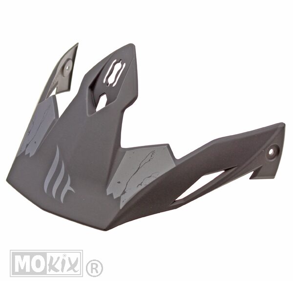 Helm Klep Streetfighter Skull MAT Grijs - MT Helmets
