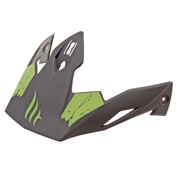 Helm Klep Streetfighter Skull MAT Groen - MT Helmets