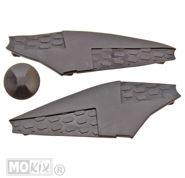 Ventilatie Cover SET District/Streetfighter Zwart - MT Helmets