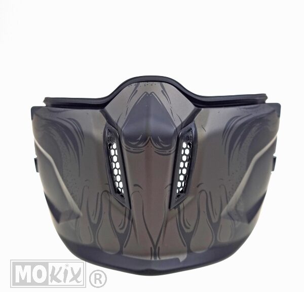 Kinstuk Streetfighter Darkness Zwart (Klik Model) - MT Helmets