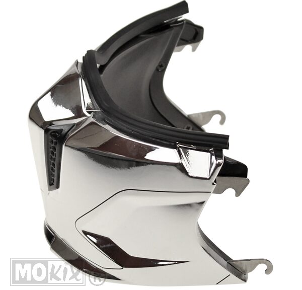 Protetor de queixo cromado Streetfighter (modelo com gancho) - MT Helmets