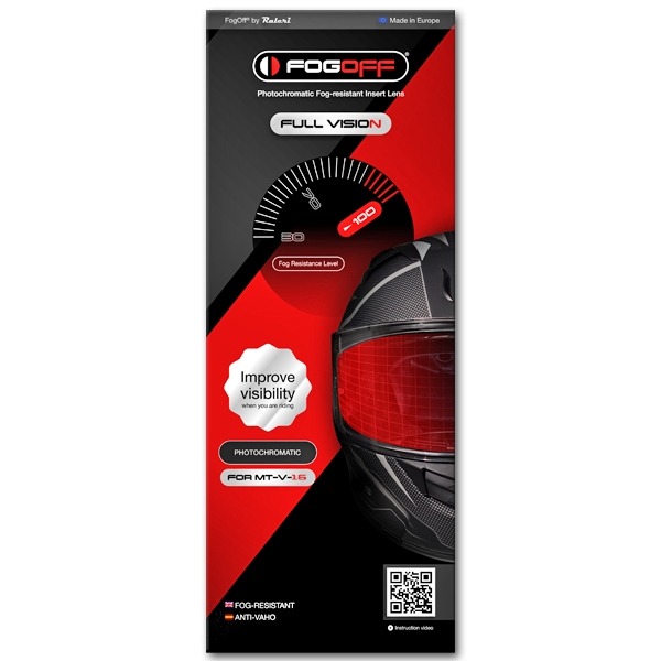 FOG OFF Fotochroom/Anti-FOG Atom SV/Optimus V-16 - MT Helmets