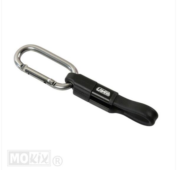 Laadsnoer 10cm / Sleutelhanger USB>Micro USB - Lampa