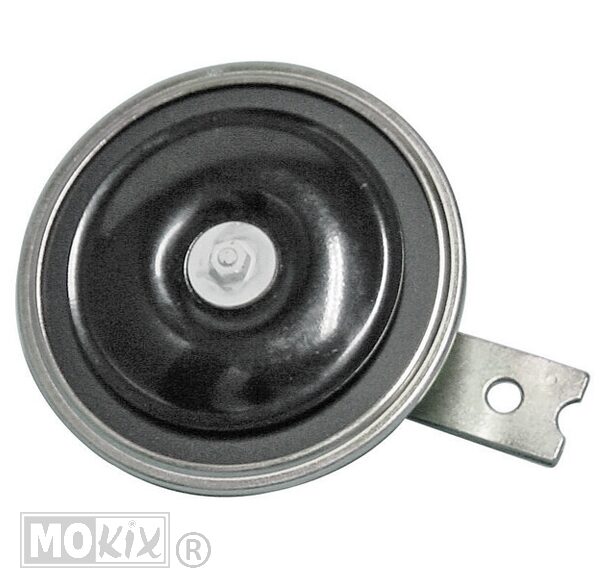 19-42012 CLAXON 12V MOTOR (DC) 100mm 110db CE ZWART LAMPA