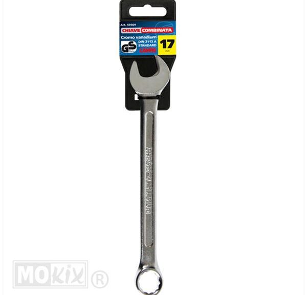 Ring/Steeksleutel Lampa 17mm DIN 3113-A