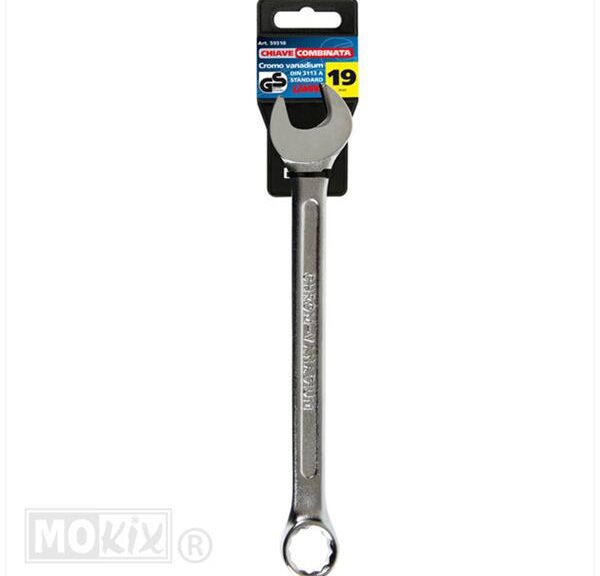 Ring/Steeksleutel Lampa 19mm DIN 3113-A