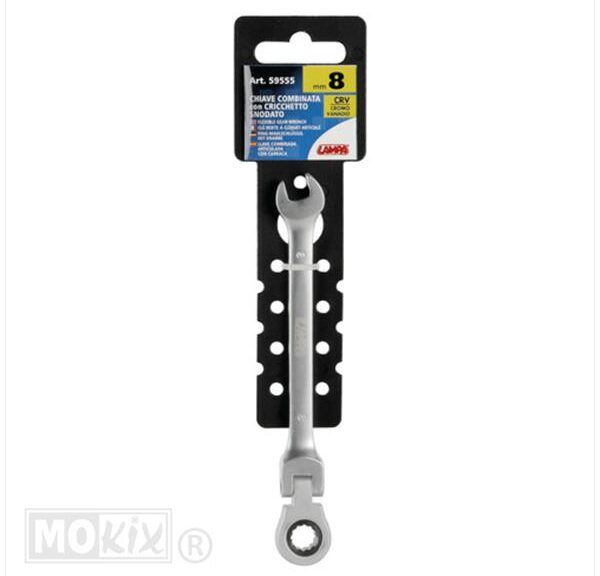Flexibel Ring Ratchet Key Lampa 8mm