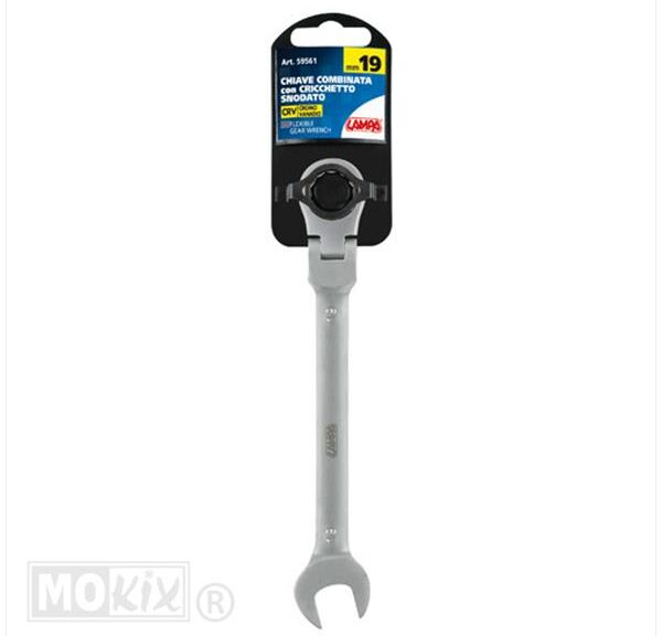 Flexibel Ringratel Sleutel Lampa 19mm