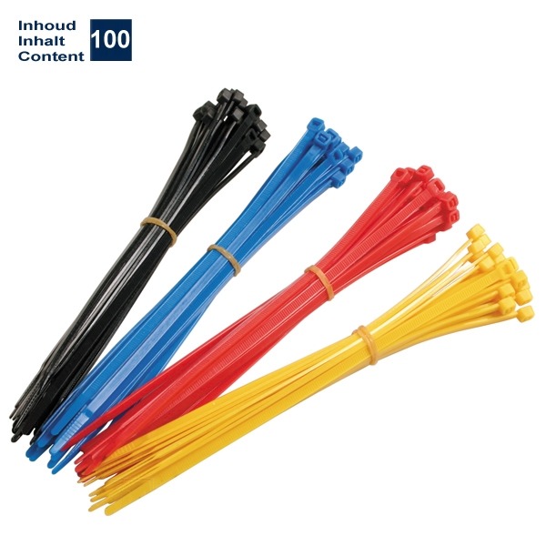 TIE-Rips/Trekbandjes 200x4.6mm Sortie 100 Stuks - Lampa