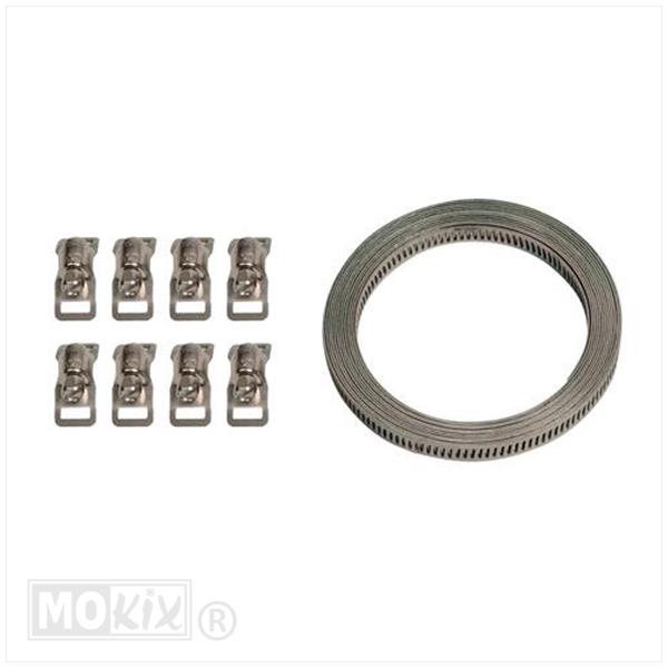 Slangklem Universeel KIT 8mm X 300cm Inox - Lampa