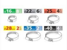 Sortie-Doos Slang Klem (26) 16/22/25/28/35/40mm - Lampa