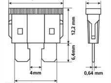 Zekeringen Steek STD 19.1x5.1 Sortie 7.5>30 A (6) - Lampa