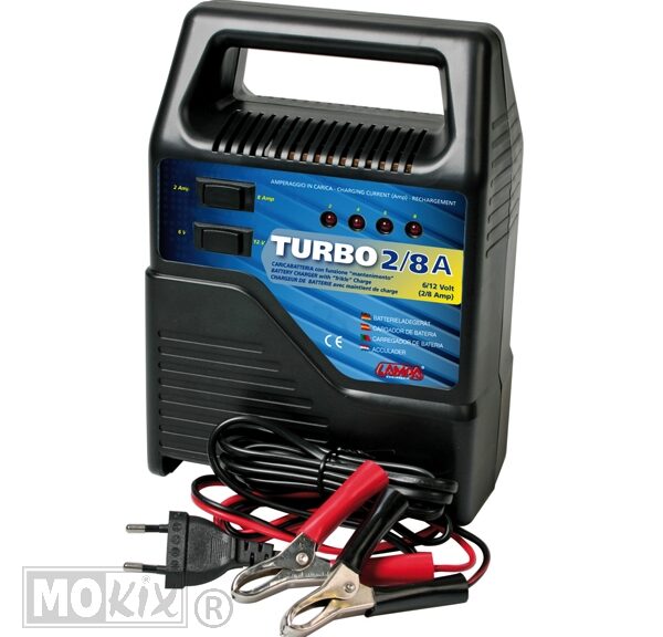 19-70108 ACCU LADER TURBO 6V/12V 2-8 amp LAMPA