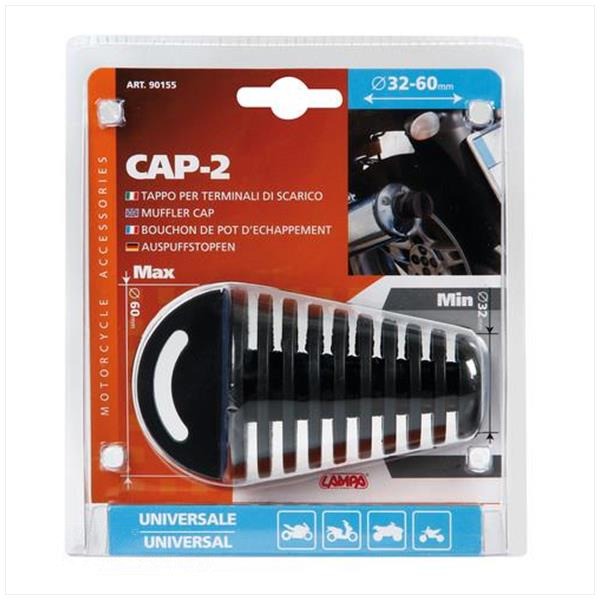 Demper Stop 2T Motor 37-14mm Zwart - Lampa
