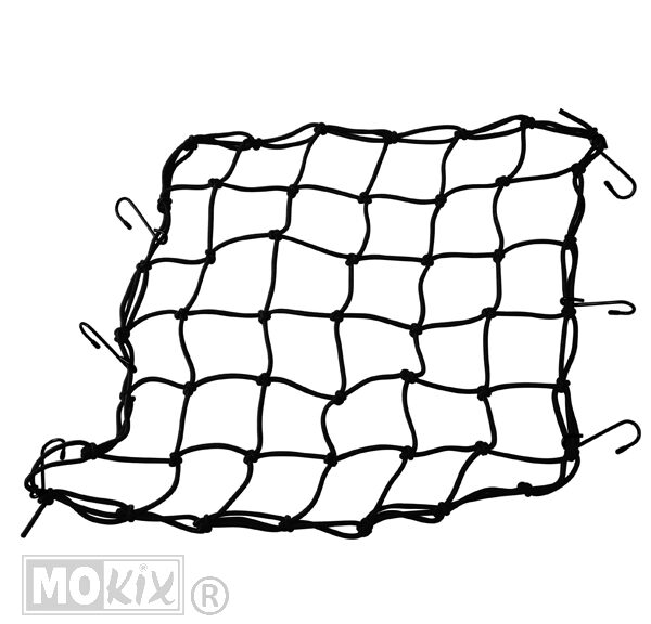 19-90500 BAGAGE NET 42 x 42cm ZWART LAMPA