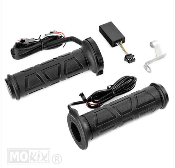 Handvatten Verwarmd 12V 22/25 Zwart Lampa