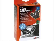 Regen Overtrek Handschoen Paar Zwart Nylon Lampa