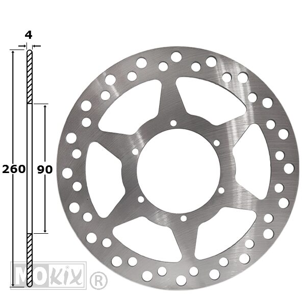 Remschijf Derbi GPR Voor 260x90x4 IGM