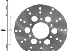 Remschijf Derbi GPR 50R 04> Achter 180x57x4 IGM