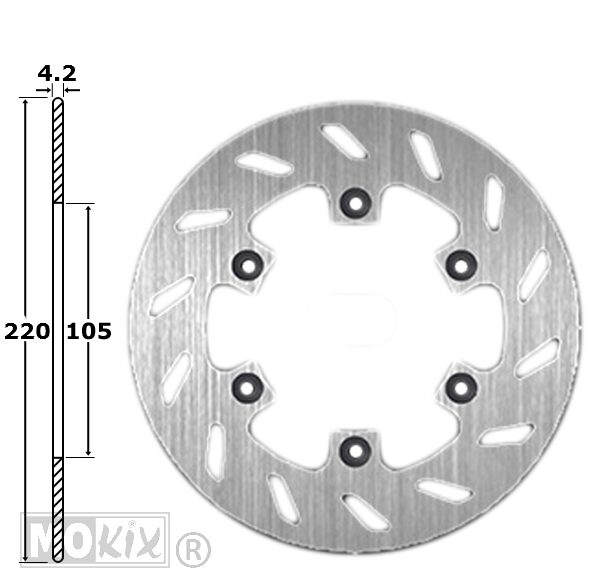 Remschijf Rieju RS1/MALAGUTI Voor 220x105x4 IGM
