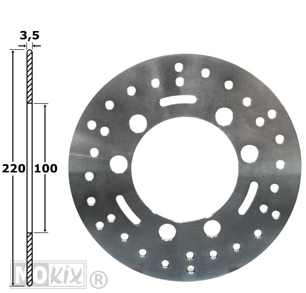 Remschijf Suzuki RMX 97 Voor 220x100x3.5 IGM"