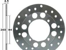 Remschijf Yamaha TZR 50/80 Achter 203x84x4.5 IGM