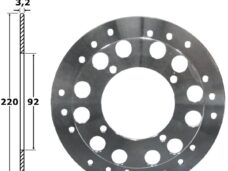 Remschijf Yamaha DT50LC Voor 220x92x3.2 IGM