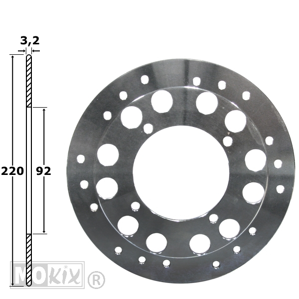 Remschijf Yamaha DT50LC Voor 220x92x3.2 IGM