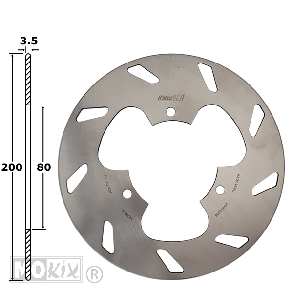 Remschijf Rieju RR/SP Achter 200x80x3.5 IGM