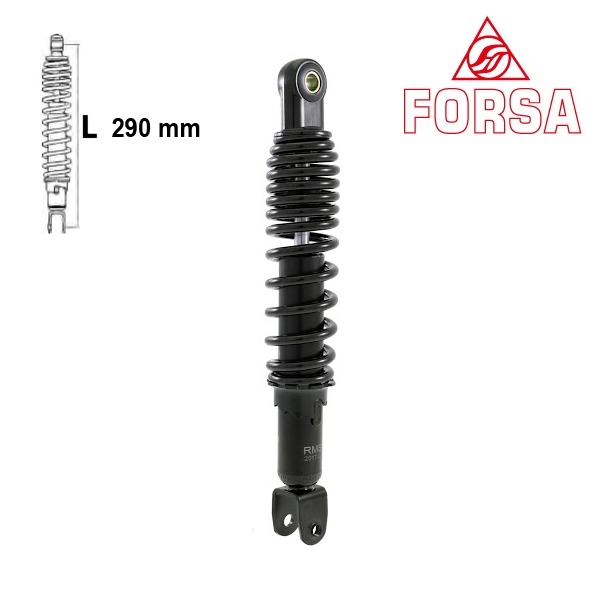 Schokbreker Aprilia Scarabeo/BEN 491 Zwart Forsa