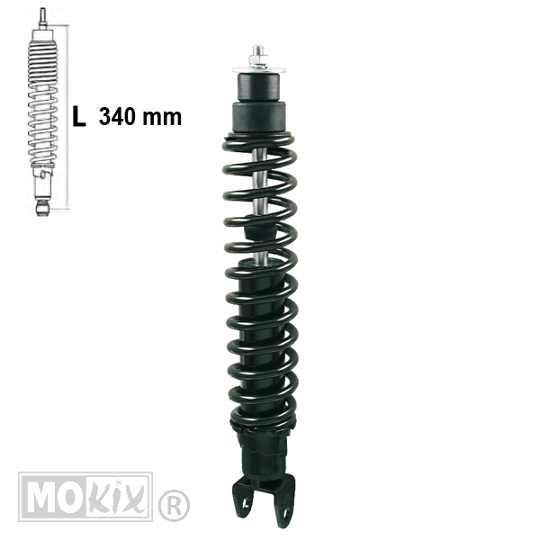 Schokbreker Piaggio ZIP 00-04 Zwart Forsa