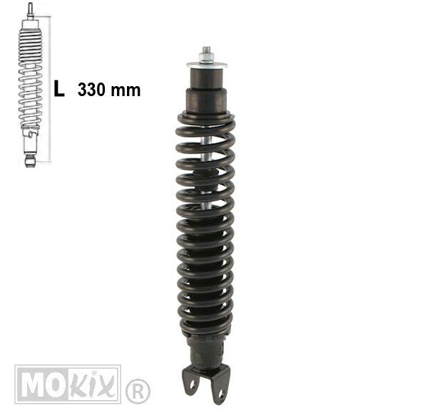 204550081 SCHOKBREKER PIA VESPA ET4/ET2/LX ZWART FORSA