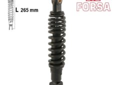 Schokbreker Suzuki AJ ZZ Sepia S 95-97 Zwart Forsa